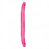 Розовый двусторонний фаллоимитатор B Yours 16" Double Dildo - 40,6 см.